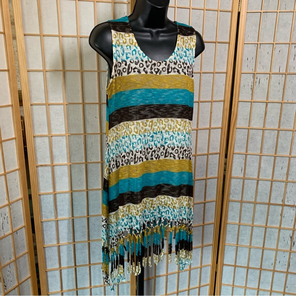 Mechant Stretchy Sleeveless Summer Dress / Swimsuit Coverup